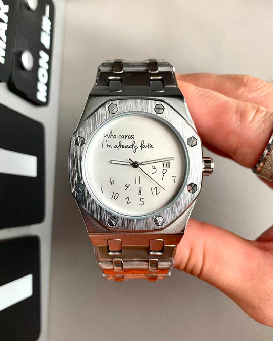 Silver watch