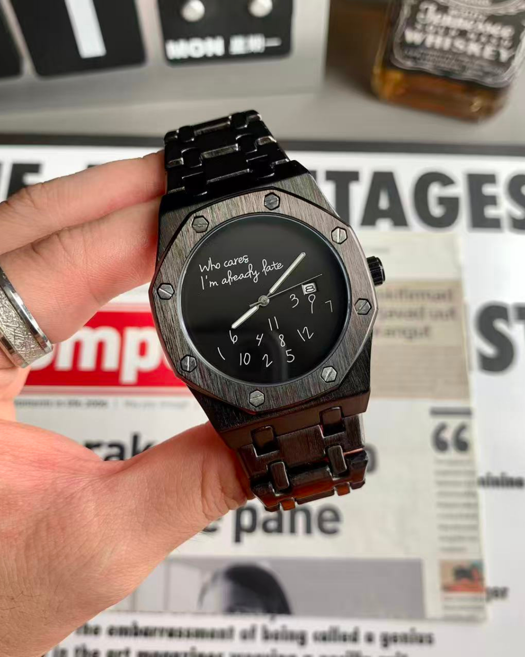Silver watch