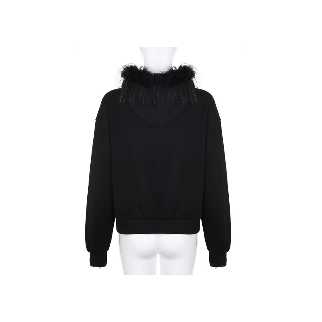 Fur hat Zip Up