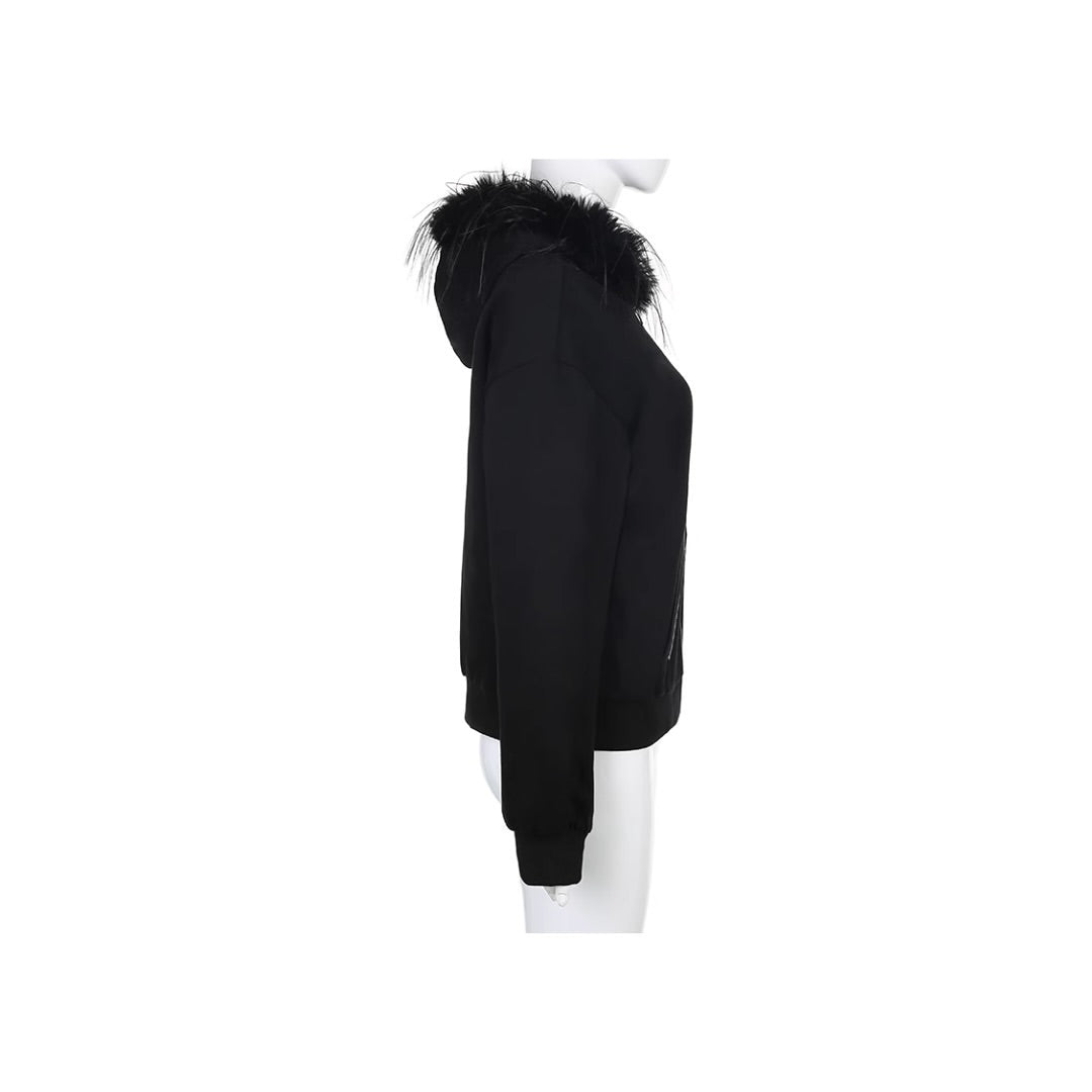 Fur hat Zip Up