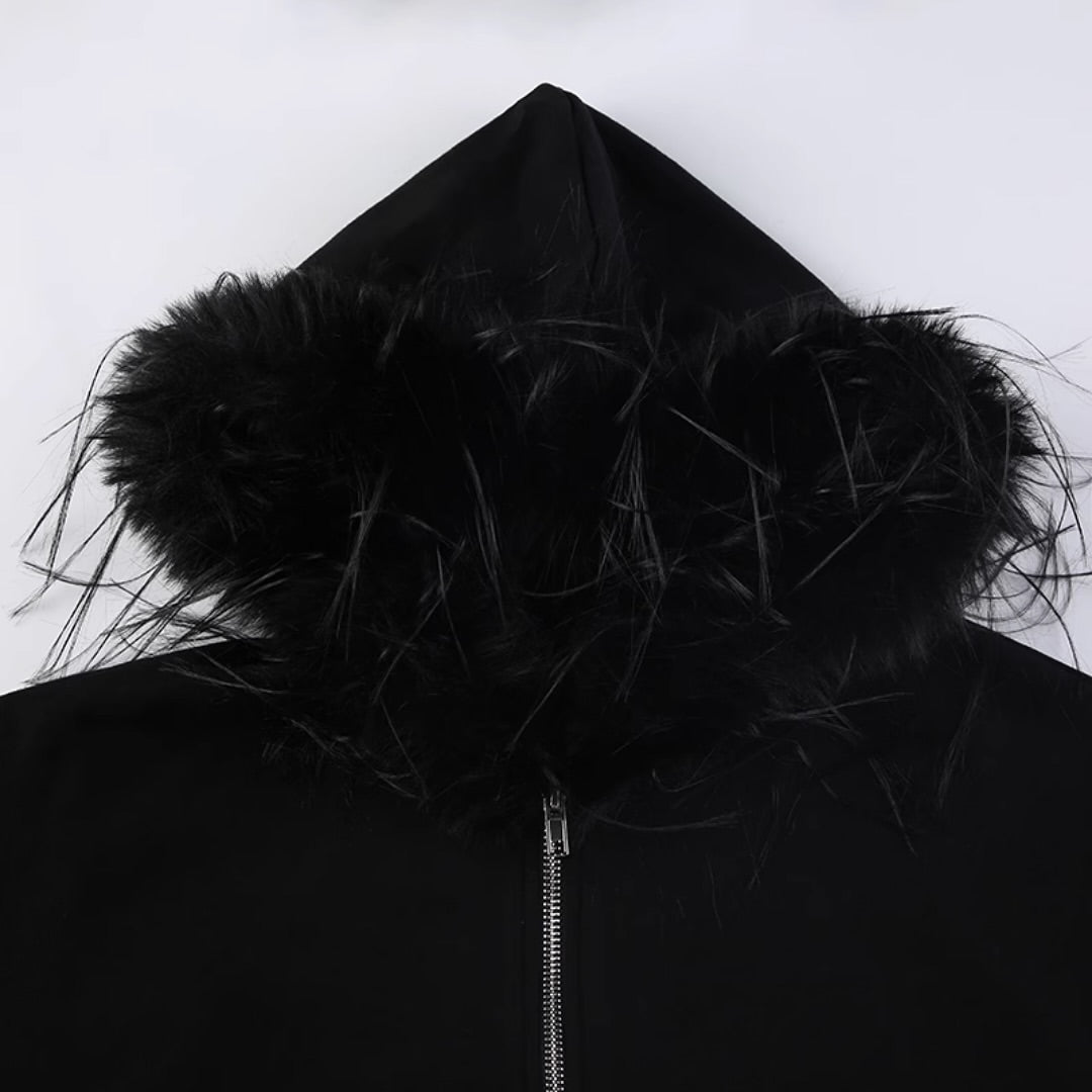 Fur hat Zip Up