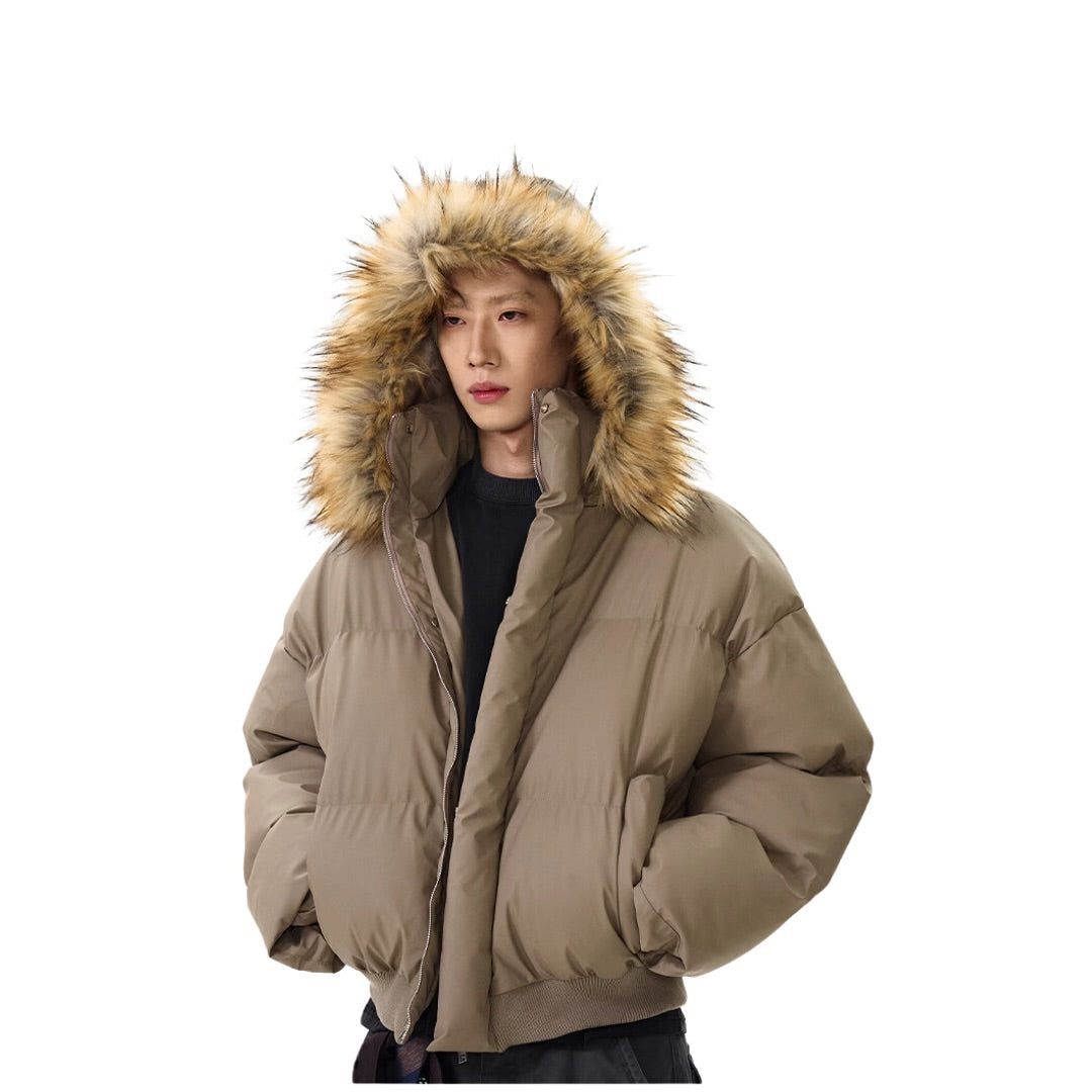 Fur hat Winter Jacket