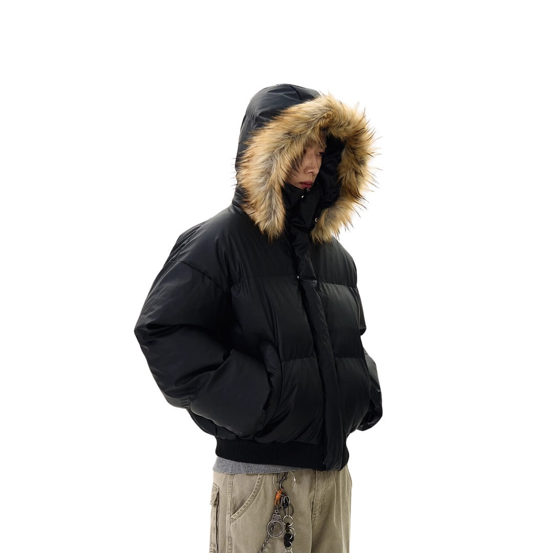 Fur hat Winter Jacket