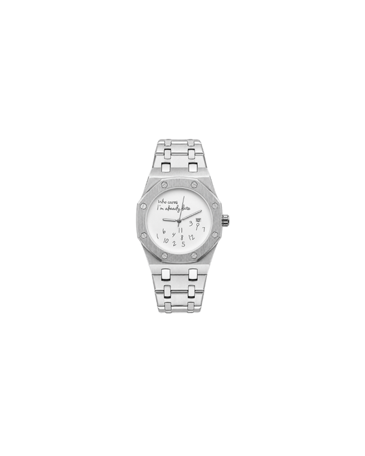 Silver watch