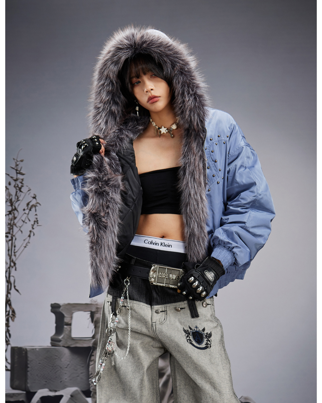Fur winter Jacket