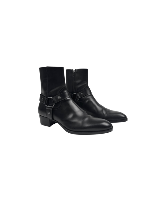 Yves Saint Laurent Wyatt Harness Boots