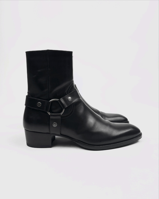 Yves Saint Laurent Wyatt Harness Boots