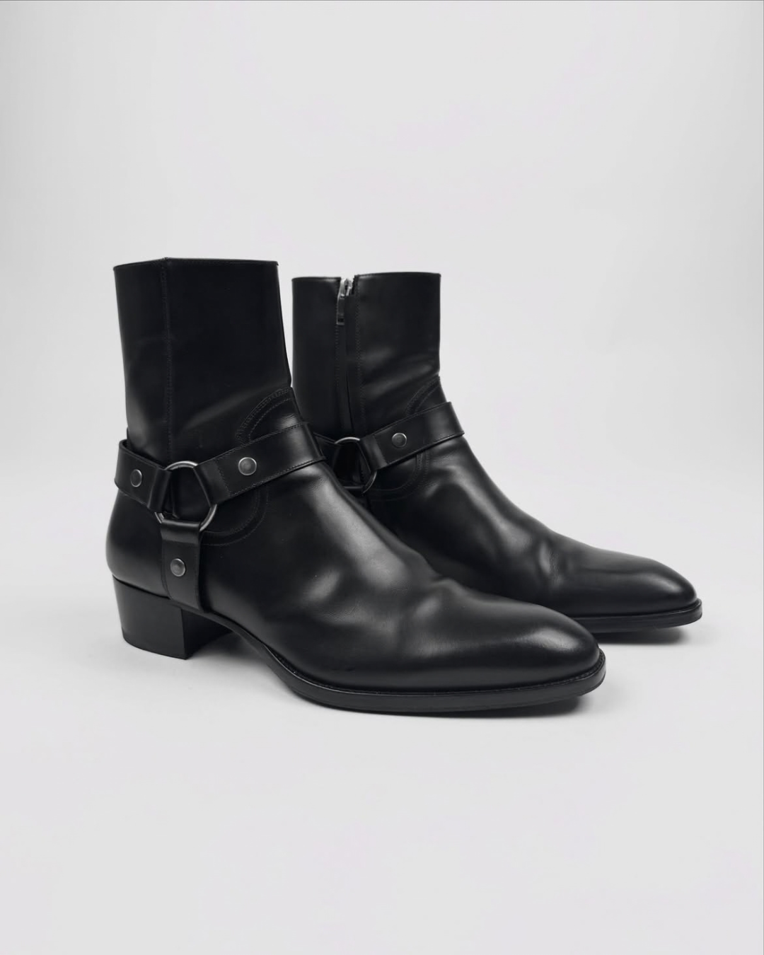 Yves Saint Laurent Wyatt Harness Boots