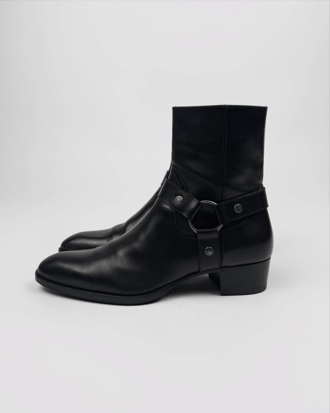 Yves Saint Laurent Wyatt Harness Boots