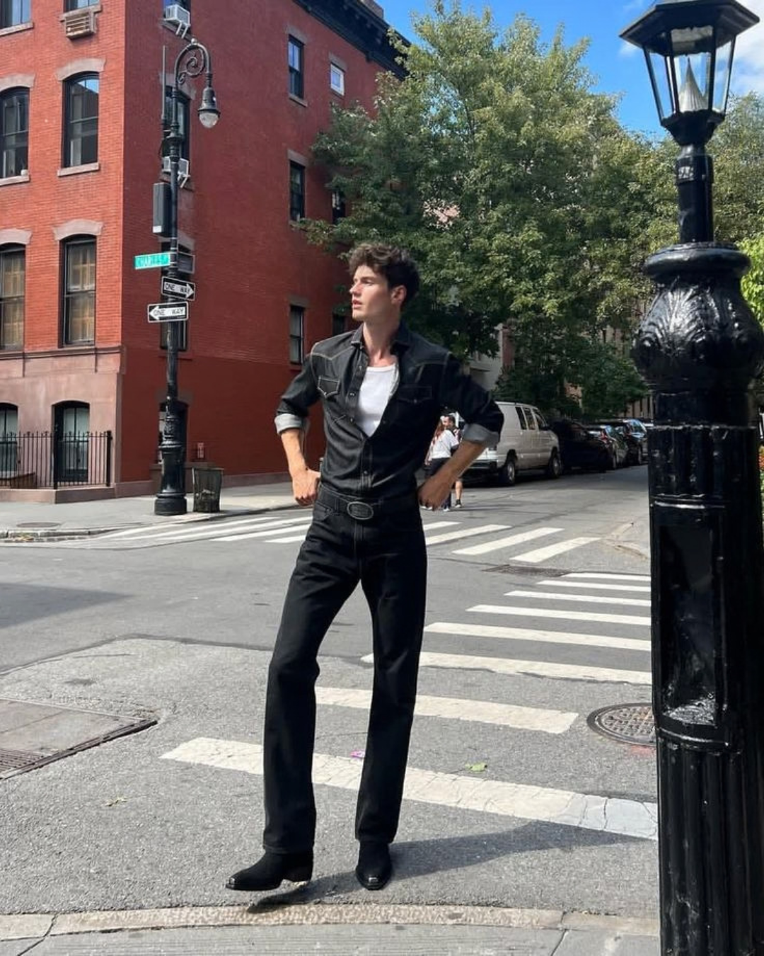 Yves Saint Laurent Wyatt Harness Boots