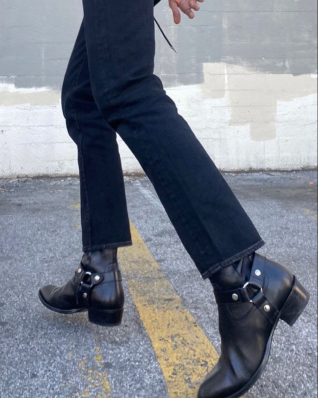 Yves Saint Laurent Wyatt Harness Boots