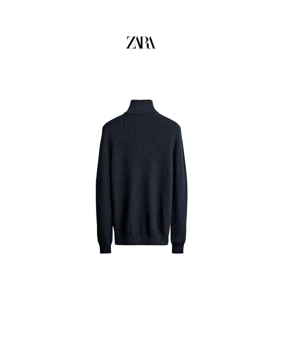 ZARA Zip Neck Sweater