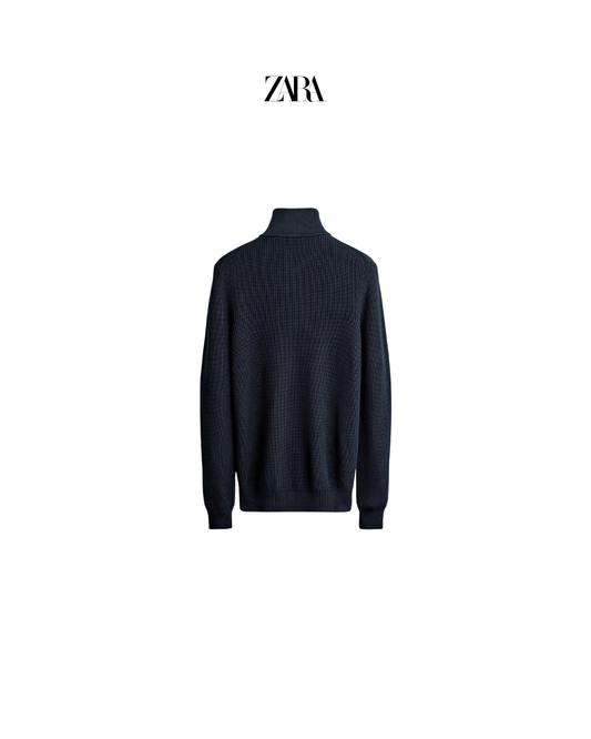 ZARA Zip Neck Sweater