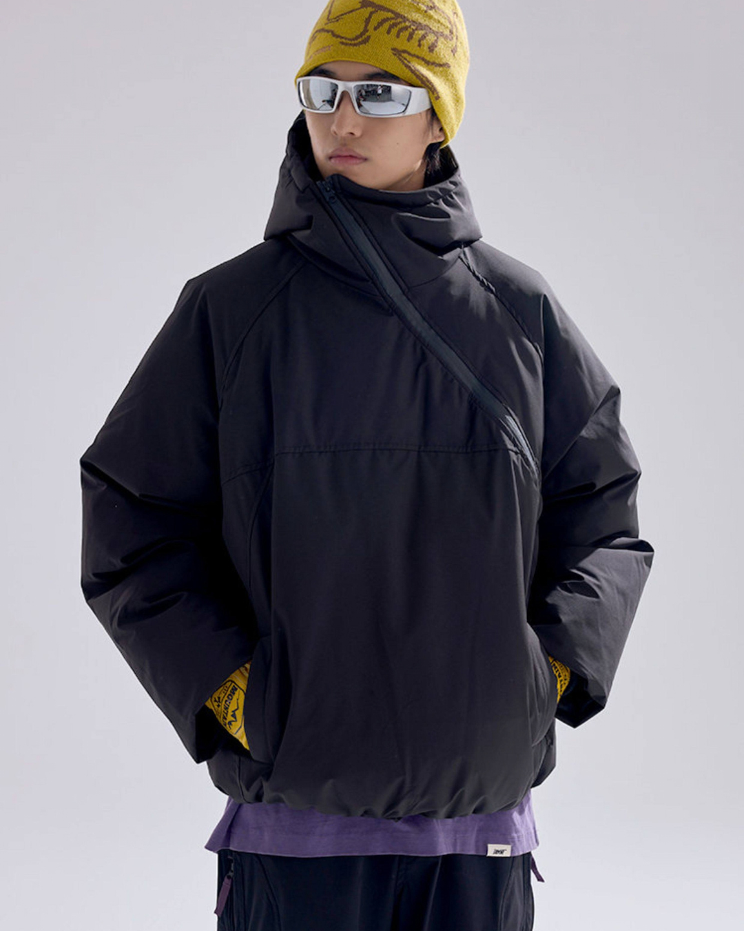 Side Zip up Puffer