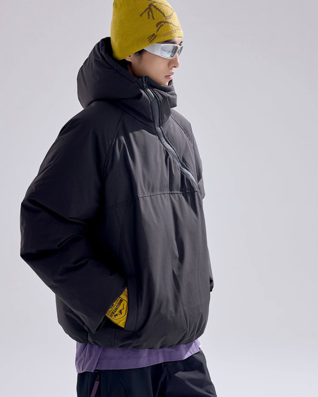 Side Zip up Puffer