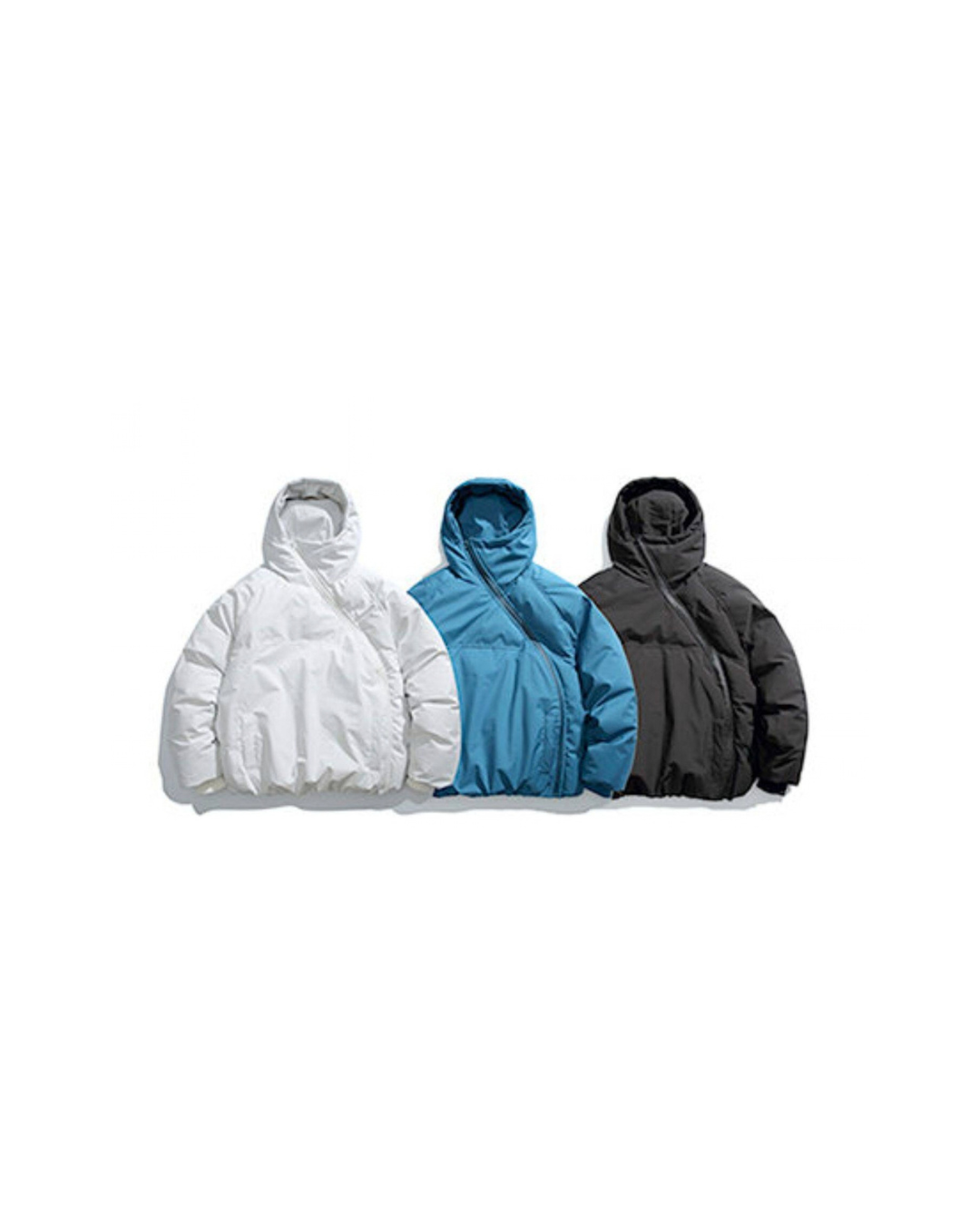 Side Zip up Puffer