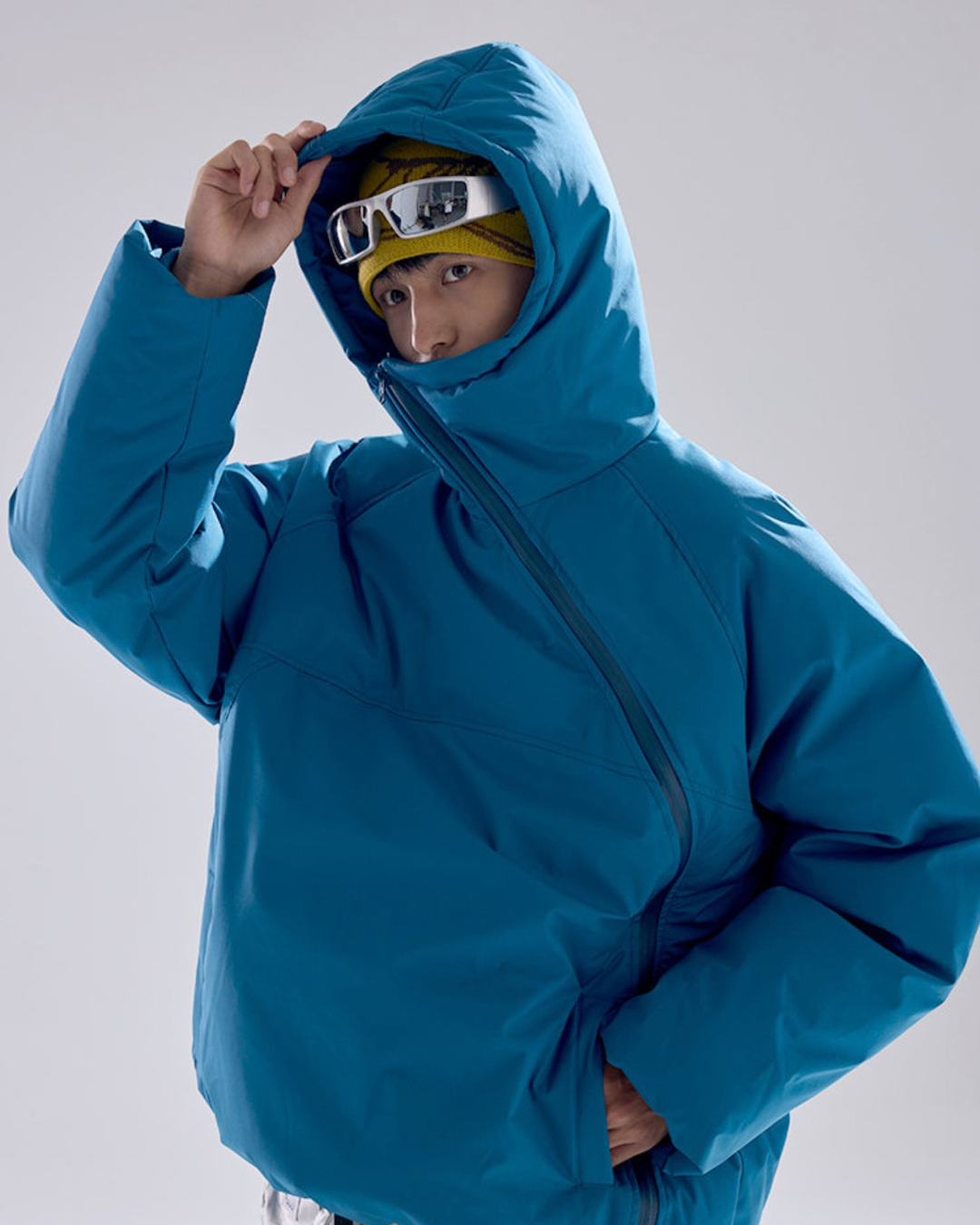 Side Zip up Puffer
