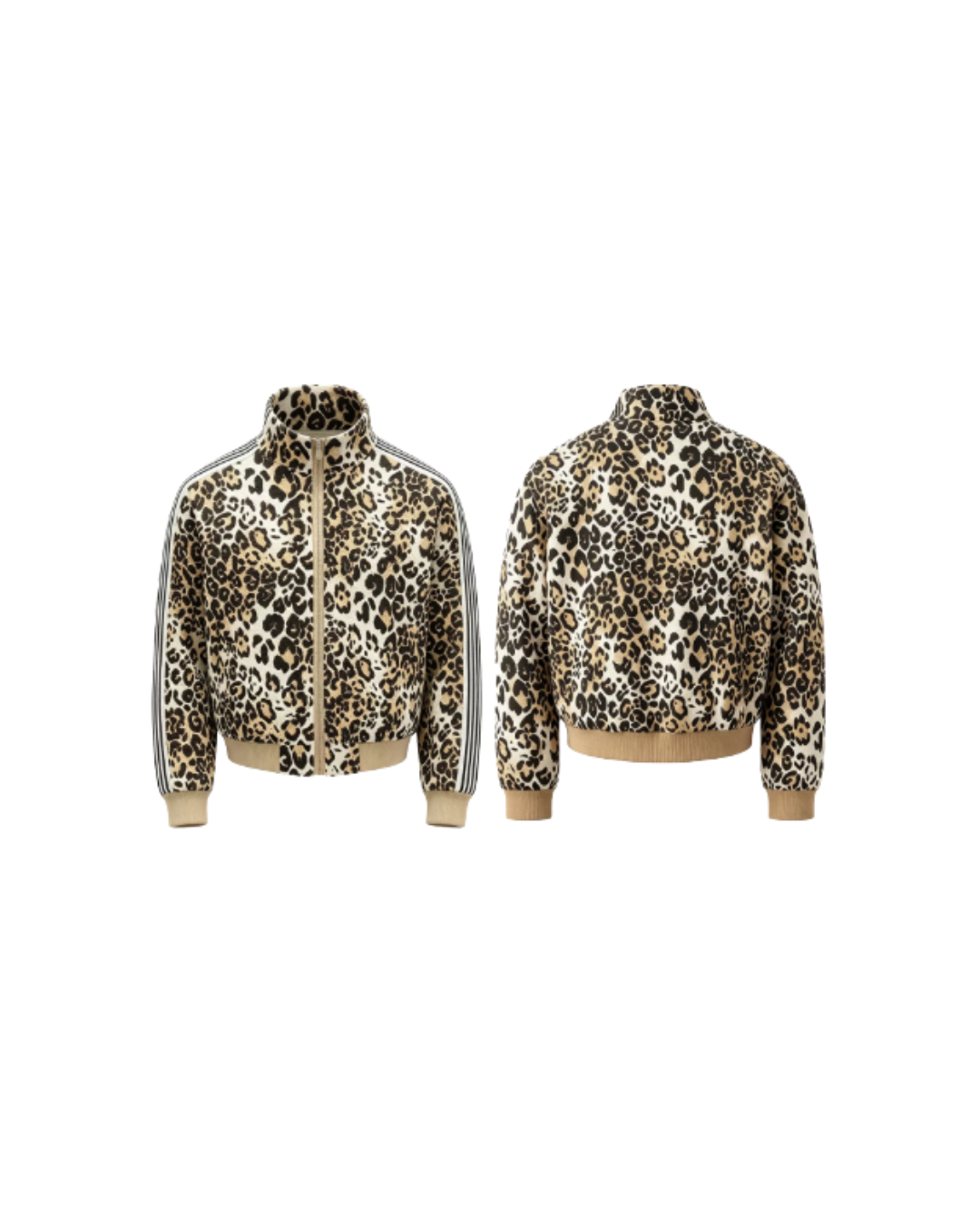 Leopard Zip Up