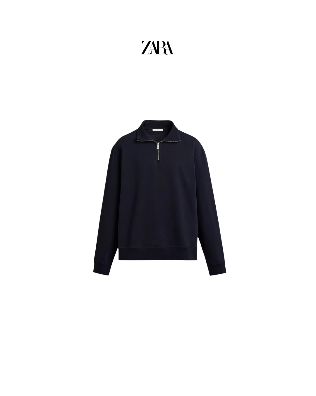 ZARA Zip Neck Shirt