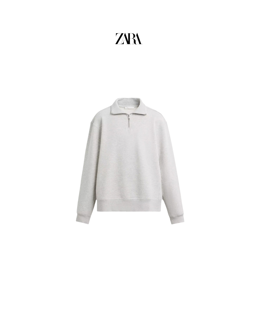 ZARA Zip Neck Shirt