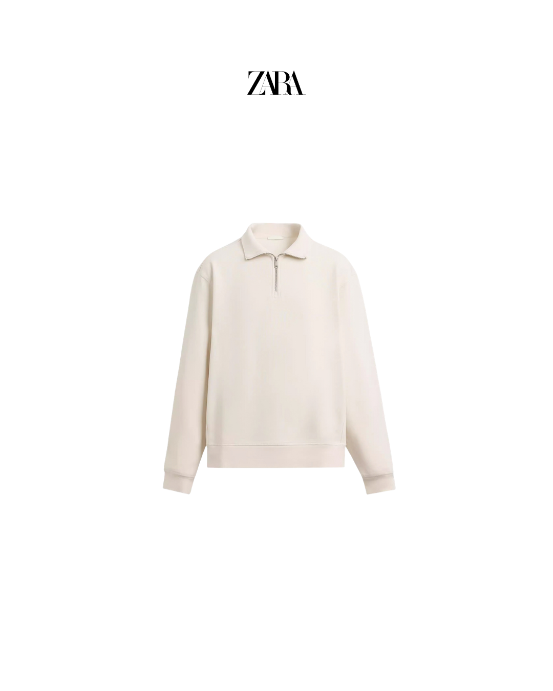 ZARA Zip Neck Shirt