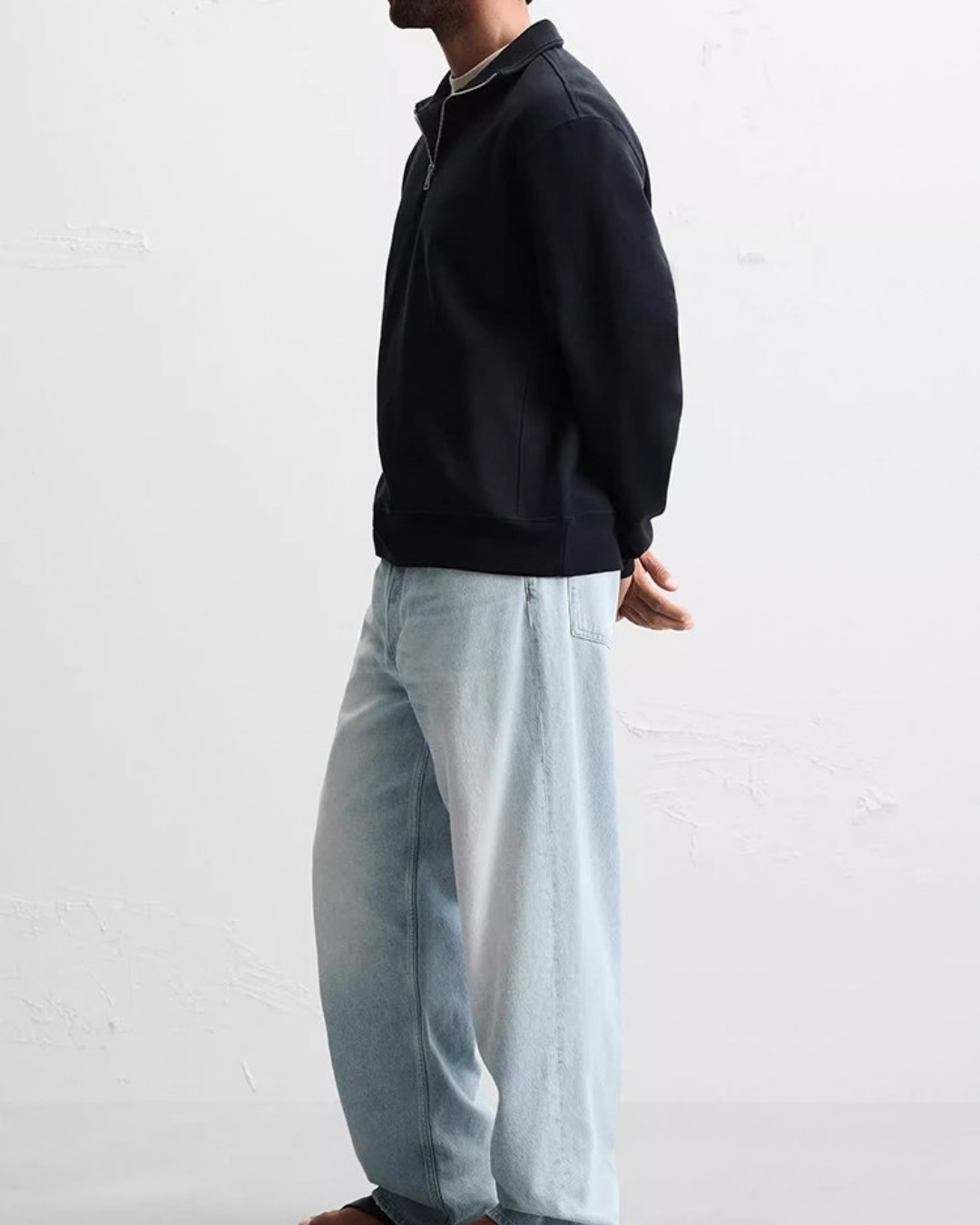ZARA Zip Neck Shirt