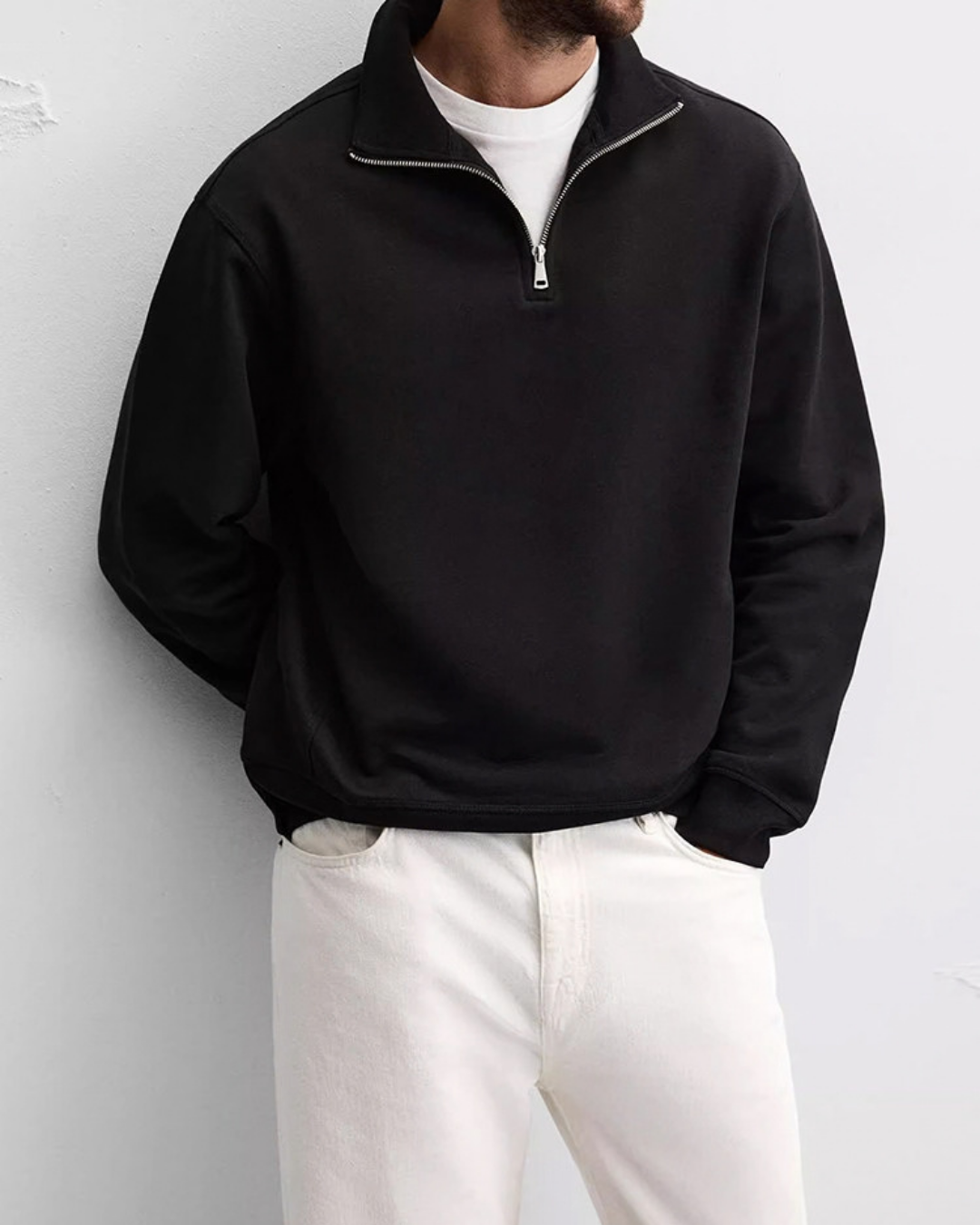 ZARA Zip Neck Shirt