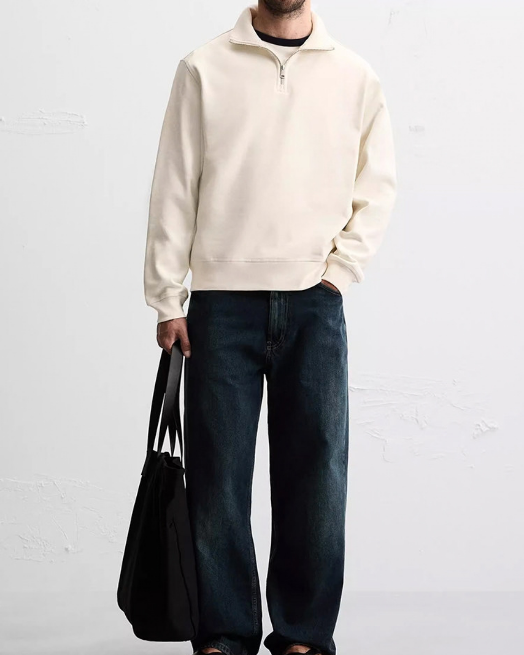 ZARA Zip Neck Shirt