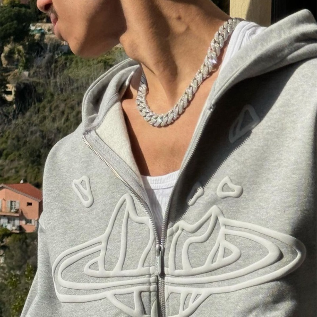 Broken Planet Zip Up Hoodie