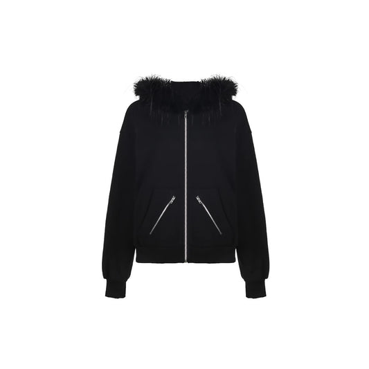 Fur hat Zip Up